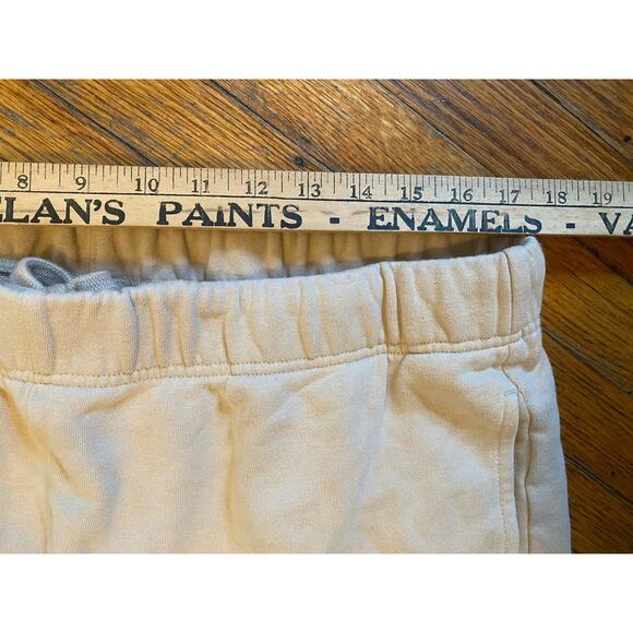 Teddy Fresh Embroidered Roses Rhinestones Thick Joggers Pants Women’s 2XL Beige - Picture 8 of 10